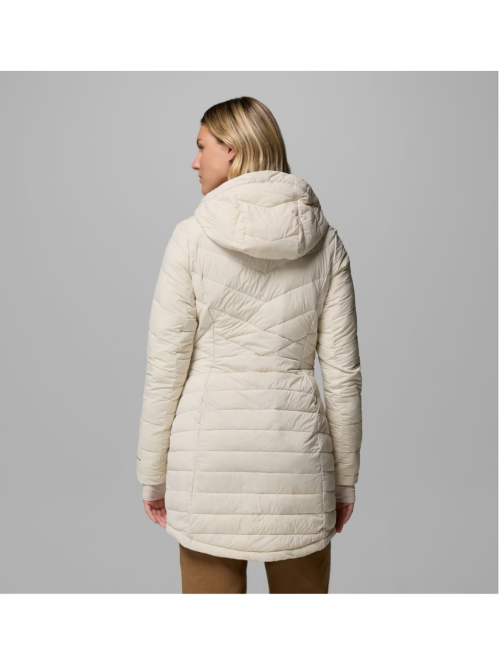 Columbia Joy Peak II Mid Hooded Jacket Womens XXL Ivory Omni-Heat NWT - Picture 6 of 9